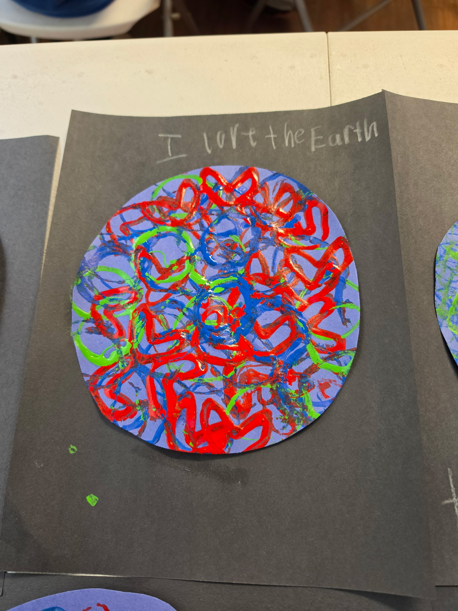 Earth Day recycled art project