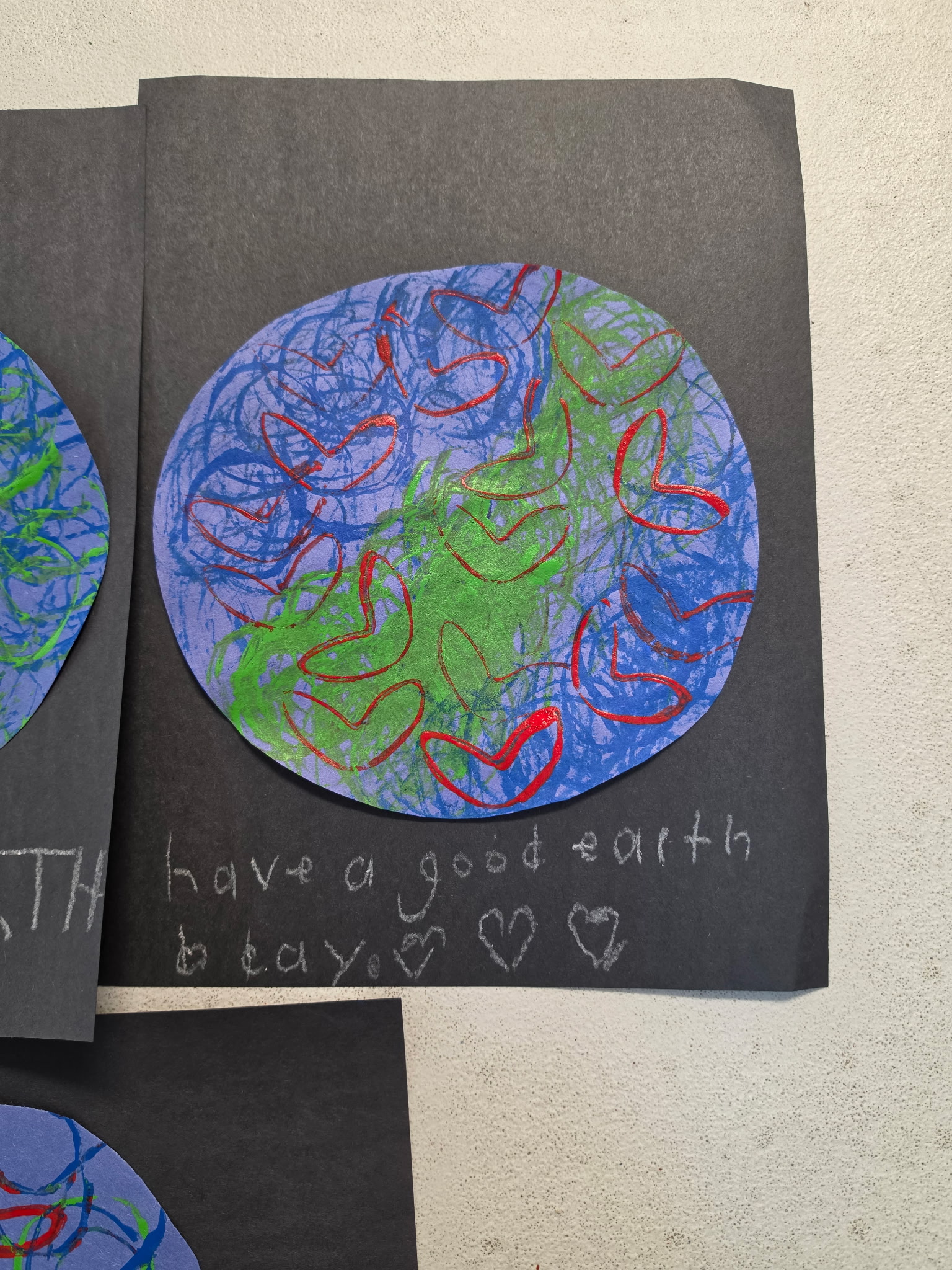 Earth Day recycled art project