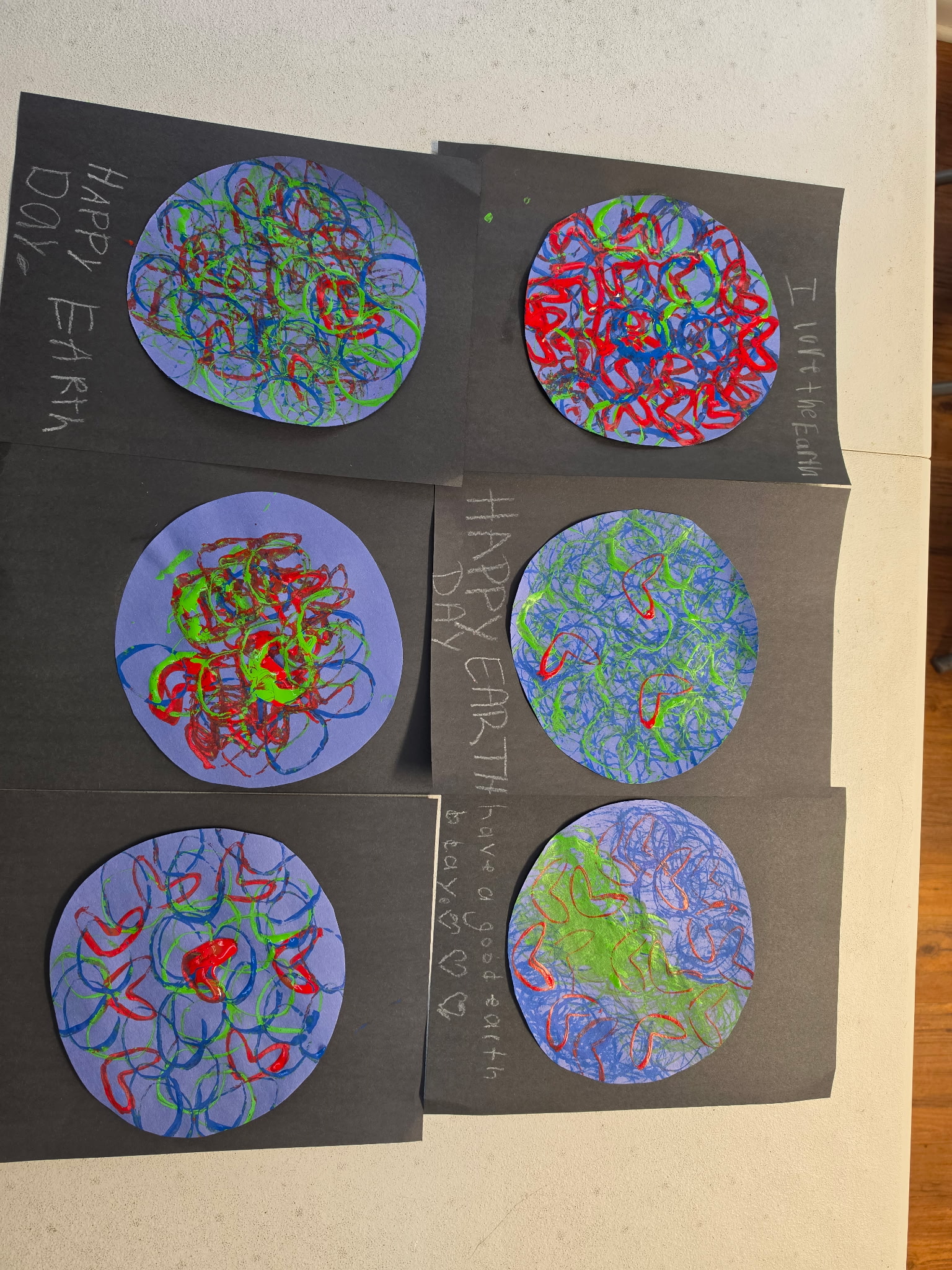 Earth Day recycled art project