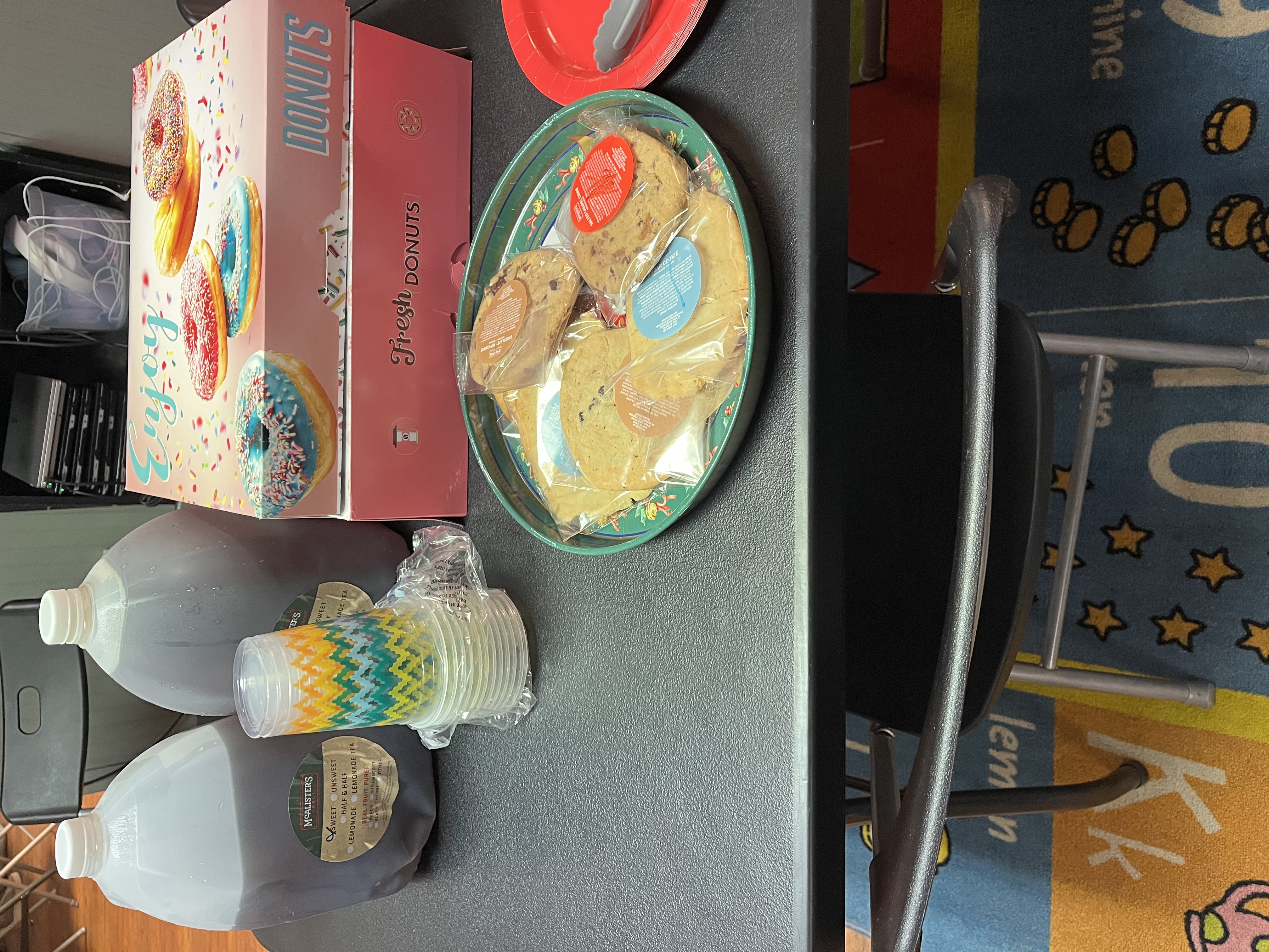 Teacher appreciation treats from local businesses
