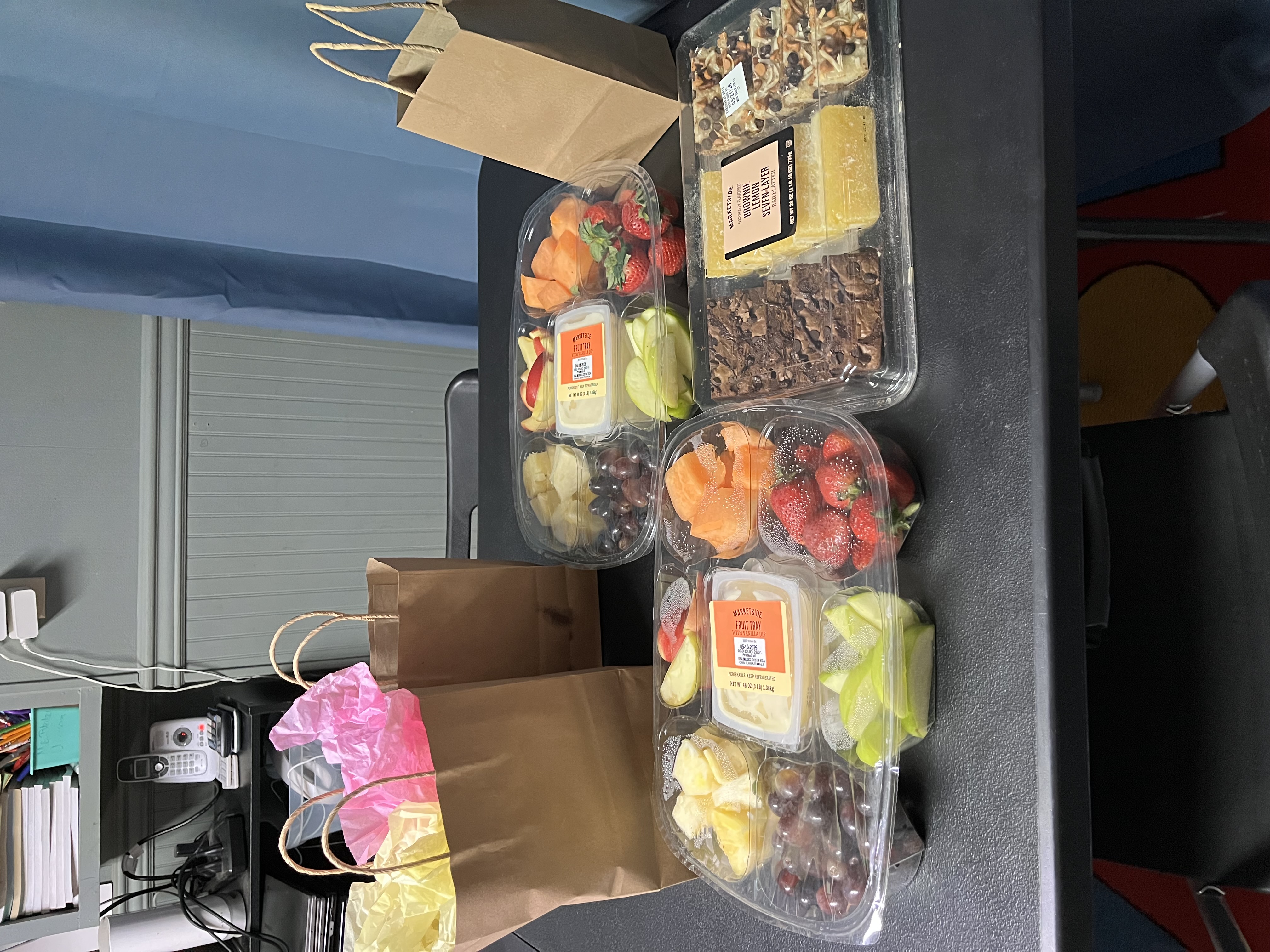 Fruit and sweet treats from the Norman Family